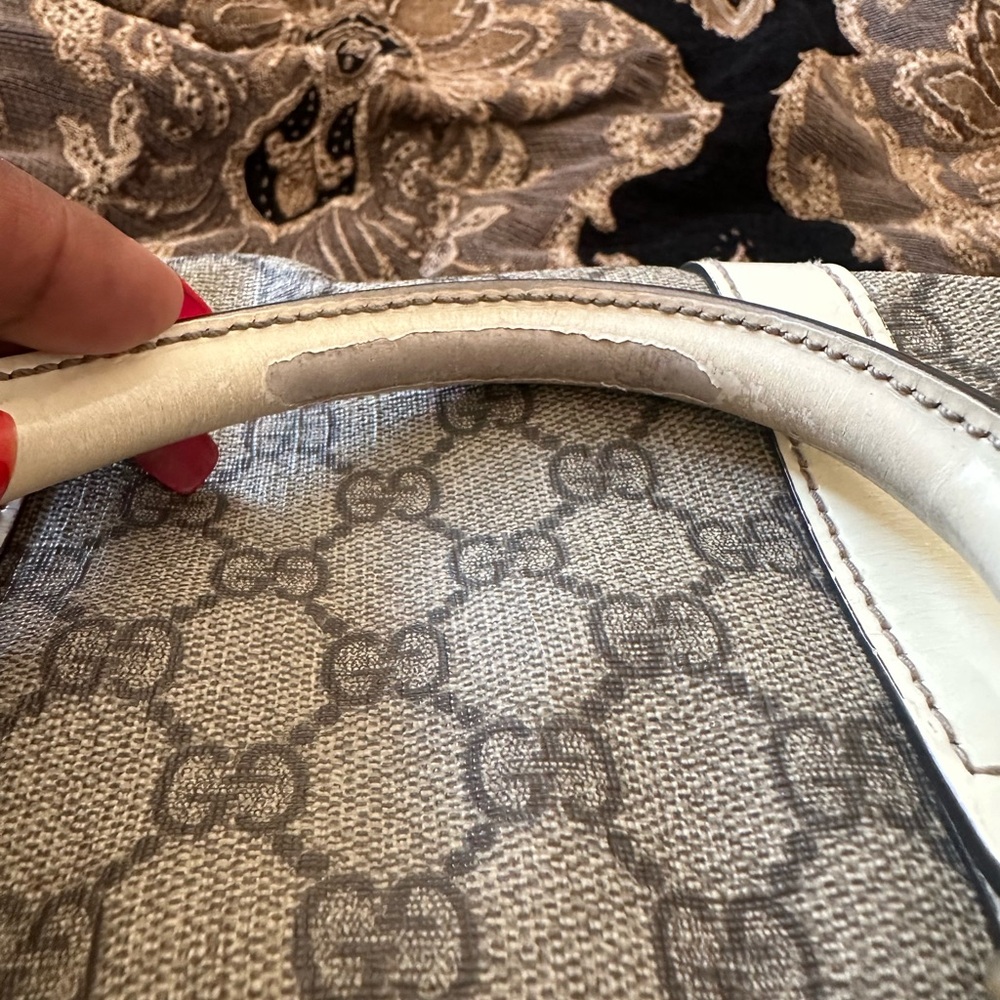 Gucci brown and Cream Women's Boston top handle Bag - Picture 5 of 13